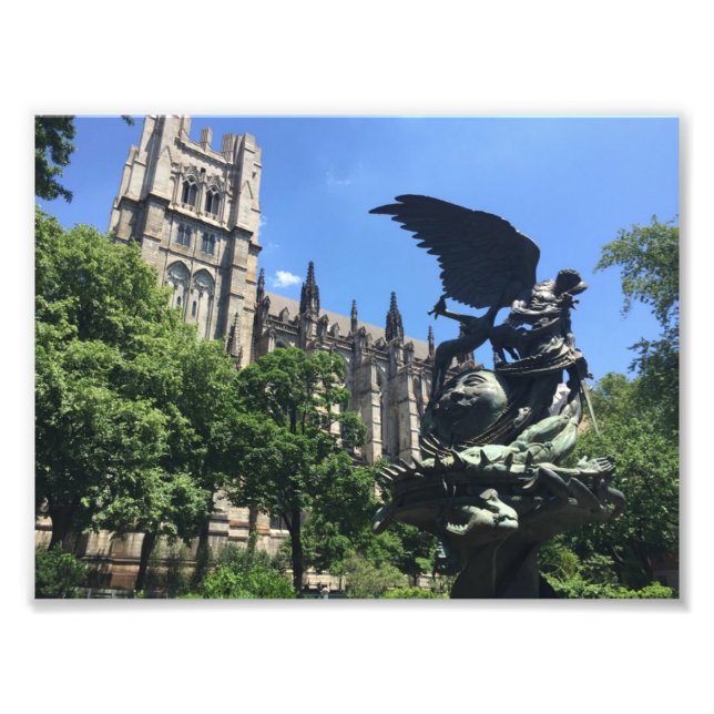 Impression Photo Cathédrale Saint Jean le Divin New York City NYC (Devant)