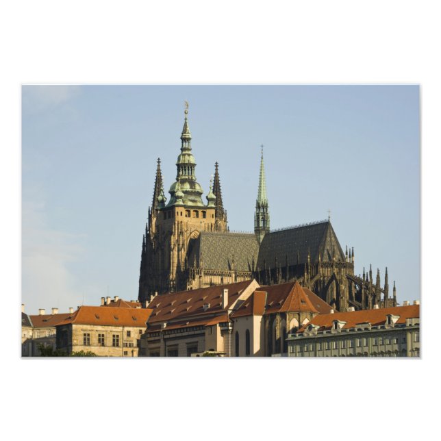 Impression Photo Cathédrale St Vitus et Château de Prague, l'un des (Devant)