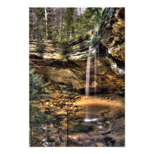 Impression Photo Cave Cave Falls, Hocking Hills, Ohio
