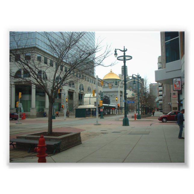 Impression Photo Centre-ville de Buffalo NY à Main et W Chippewa (Devant)