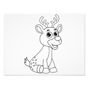 Impression Photo Cerf Animal Fawn Baby Young Animal Cute Carte post