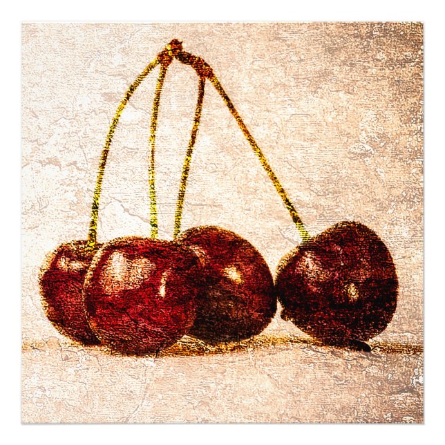 Impression Photo Cerises (Devant)