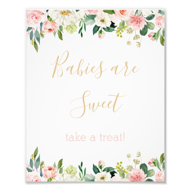 Impression Photo Certains Baby showers lapins sont doux signe de tr (Devant)