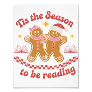 Impression Photo C'est la saison pour lire l'école de Noël