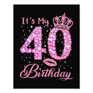 Impression Photo C'est ma reine du 40e anniversaire
