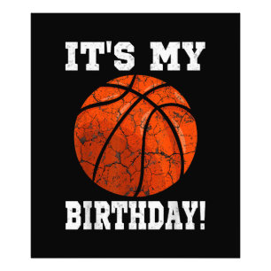 Impression Photo C'est mon anniversaire Basketball Lover cadeau Ret