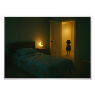 Impression Photo Chambre Dreamcore avec Entité - Espace Liminal