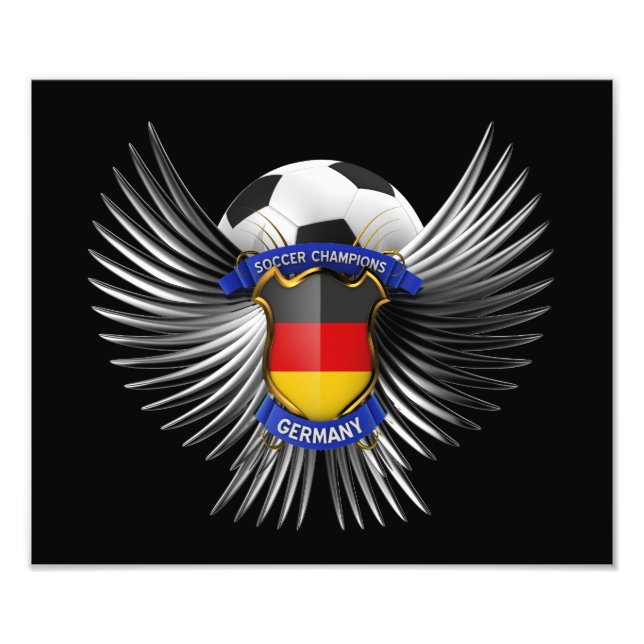 Impression Photo Champions de football d'Allemagne (Devant)