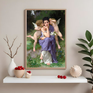 Impression Photo Chansons du printemps de William Bouguereau