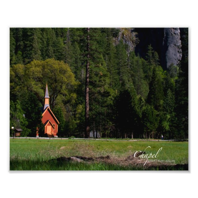 Impression Photo Chapelle de Yosemite (Devant)