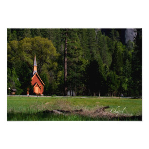 Impression Photo Chapelle de Yosemite