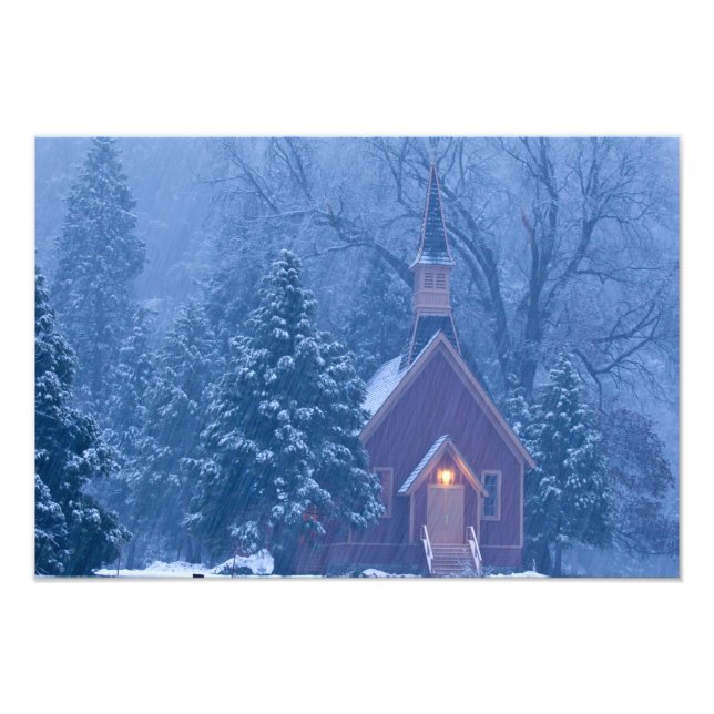 Impression Photo Chapelle historique de la Vallée de Yosemite penda (Devant)