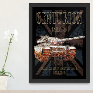 Impression Photo Char de combat principal Centurion MK 5 britanniqu