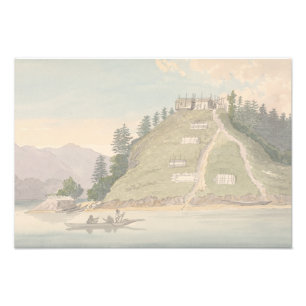 Impression Photo Charles Hamilton Smith -Village d'Amical Indien
