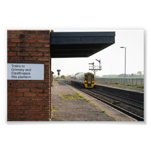 Impression Photo Charme Vintage à la gare de Brocklesby