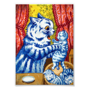 Impression Photo Chat et ses chatons