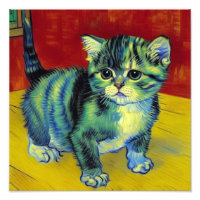 Chat tigré de Van Gogh
