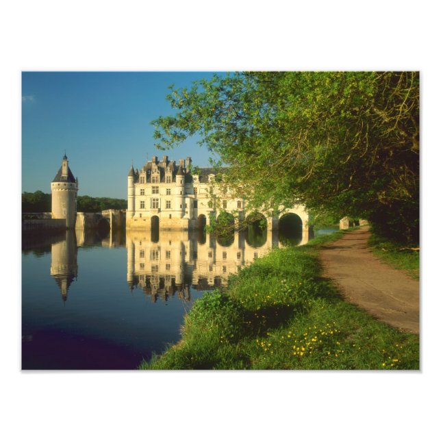 Impression Photo Château de Chenonceau, Vallée de la Loire, (Devant)