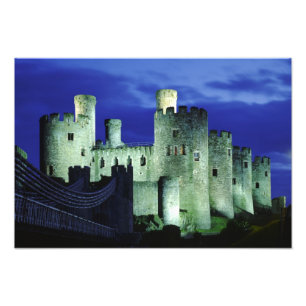 Impression Photo Château de Conwy, Gwynedd, Pays de Galles