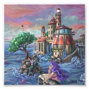 Impression Photo Château de Mermaid
