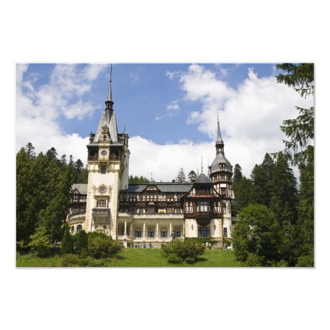 Impression Photo Château de Peles du XVIIIe siècle, Sinaia, Roumani (Devant)