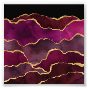 Impression Photo Château de Wine Red Abstract