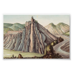 Impression Photo Château d'Orava vu du côté nord en Slovaquie