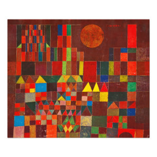 Impression Photo Château et soleil par Paul Klee