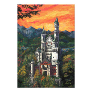 Impression Photo Château Schloss Neuschwanstein