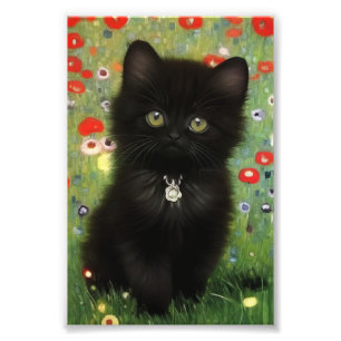 Impression Photo Chaton de Gustav Klimt