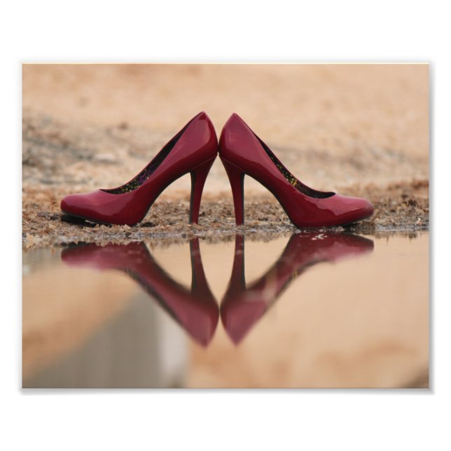 Impression Photo Chaussures rouges (Devant)
