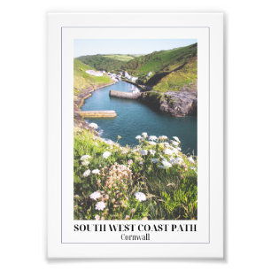 Impression Photo Chemin de la côte sud-ouest, Boscastle, Cornouaill
