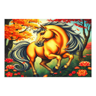 IMPRESSION PHOTO CHEVAL ÉTONNANT