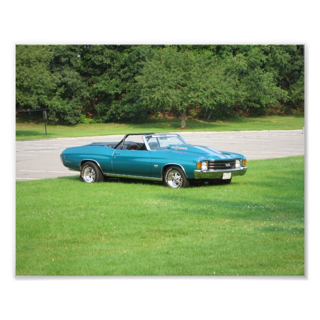Impression photo Chevy Chevelle du début des année (Devant)