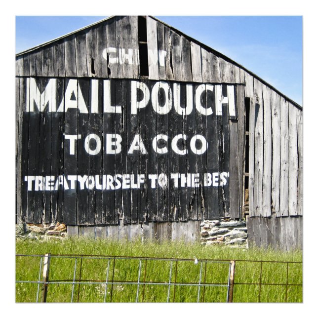 Impression Photo Chew Mail Pouch Tobacco Treat Yourself to the Best (Devant)