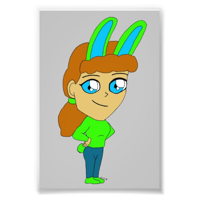 Impression Photo chibi bunnygirl (Devant)