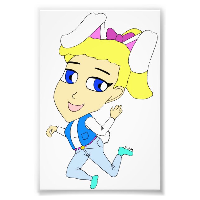 Impression Photo chibi bunnygirl (Devant)