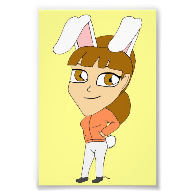 Impression Photo chibi bunnygirl (Devant)