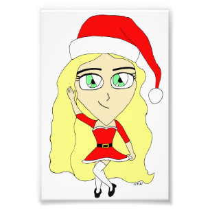 Impression Photo Chibi de Noël