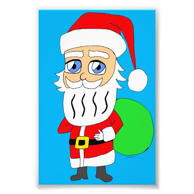 Impression Photo Chibi Santa Claus (Devant)