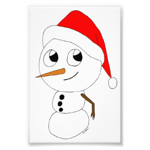 Impression Photo chibi snowman