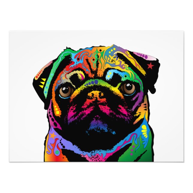 Impression Photo Chien carlin (Devant)