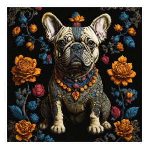Impression Photo Chien de taule français de l'art populaire mexicai