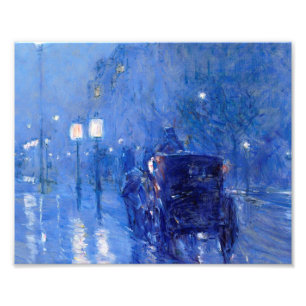 Impression Photo Childe Hassam - Rainy Midnight