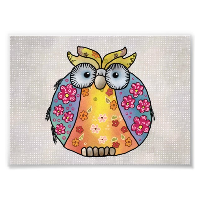 Impression Photo Chouette modèle (Devant)