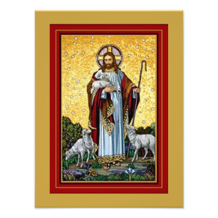 IMPRESSION PHOTO CHRIST, LA BONNE MOSAÏQUE SHEPHERD