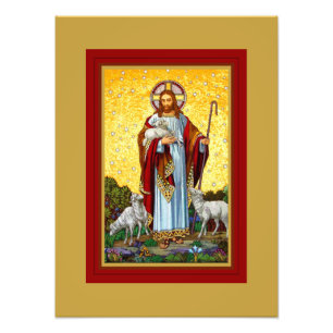 IMPRESSION PHOTO CHRIST, LA BONNE MOSAÏQUE SHEPHERD