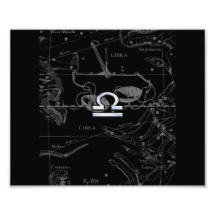 Impression Photo Chrome like Libra Zodiac