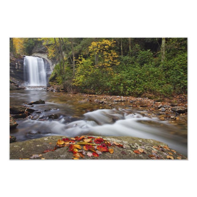 Impression Photo Chutes de verre dans le Pisgah National (Devant)