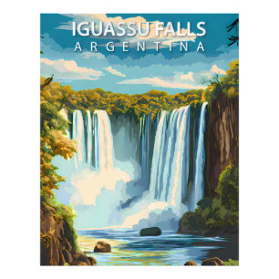 Impression Photo Chutes d'Iguassu, Argentine – Affiche de voyage vi